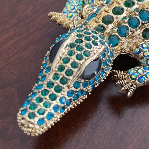 Oversized Gator Brooch/Pendant - Picture 4 of 5